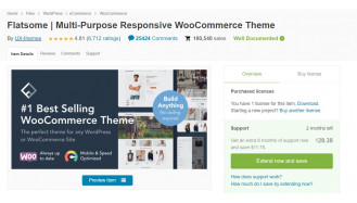 Flatsome 3.15.7 Multi-Purpose Responsive WooCommerce Theme
