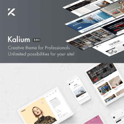 Kalium &#8211; Creative Theme for Professionals