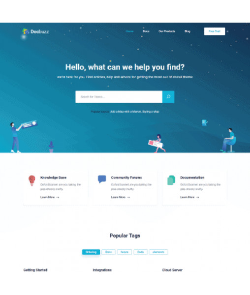 Docly &#8211; Documentation And Knowledge Base WordPress Theme with bbPress Helpdesk Forum