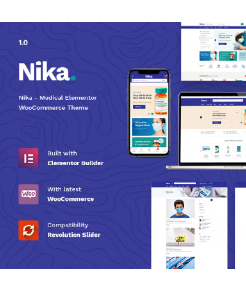 Nika &#8211; Medical Elementor WooCommerce Theme