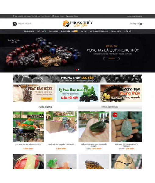 Theme wordpress flatsome phong thủy 01