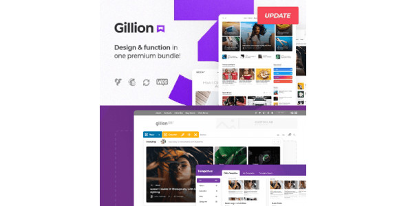 Gillion | Multi-Concept Blog/Magazine &#038; Shop WordPress Theme