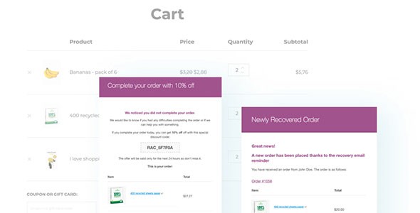 YITH WooCommerce Recover Abandoned cart