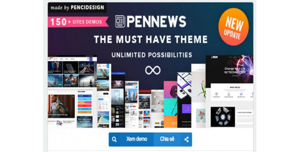 PenNews – News- Magazine- Business- Portfolio- Landing AMP WordPress Theme