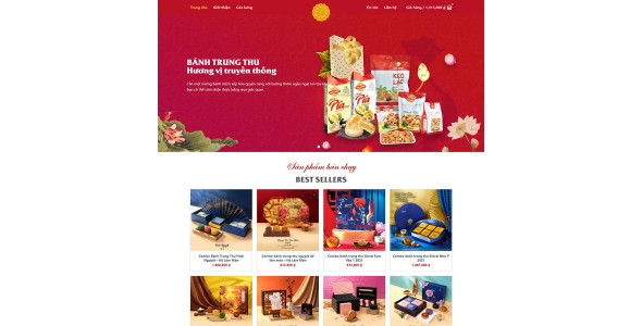 Theme wordpress bán trung thu, bánh ngọt