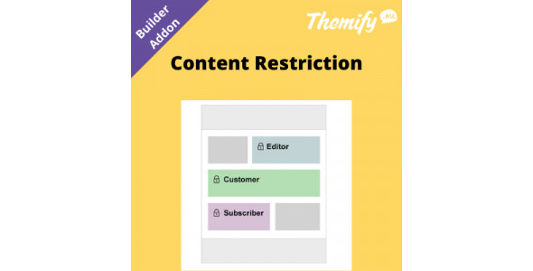 Themify Builder Content Restriction Addon