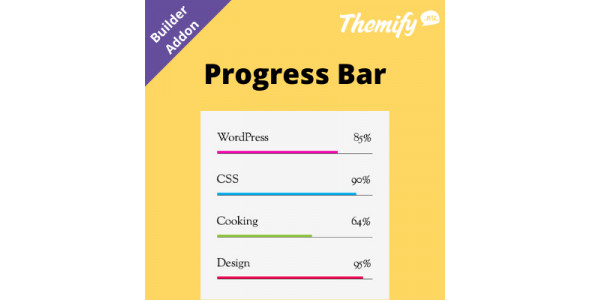 Themify Builder Progress Bar Addon