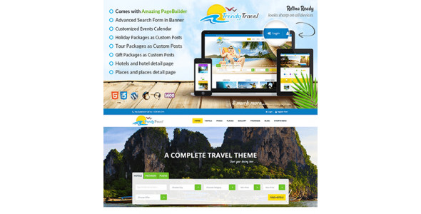 Trendy Travel – Tour, Travel &#038; Travel Agency Theme 
