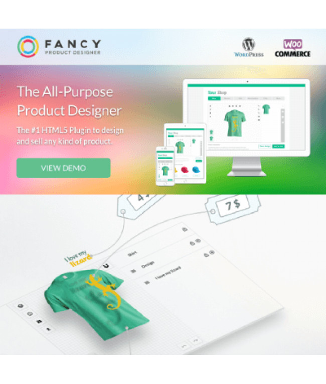 Fancy Product Designer WooCommerce WordPress