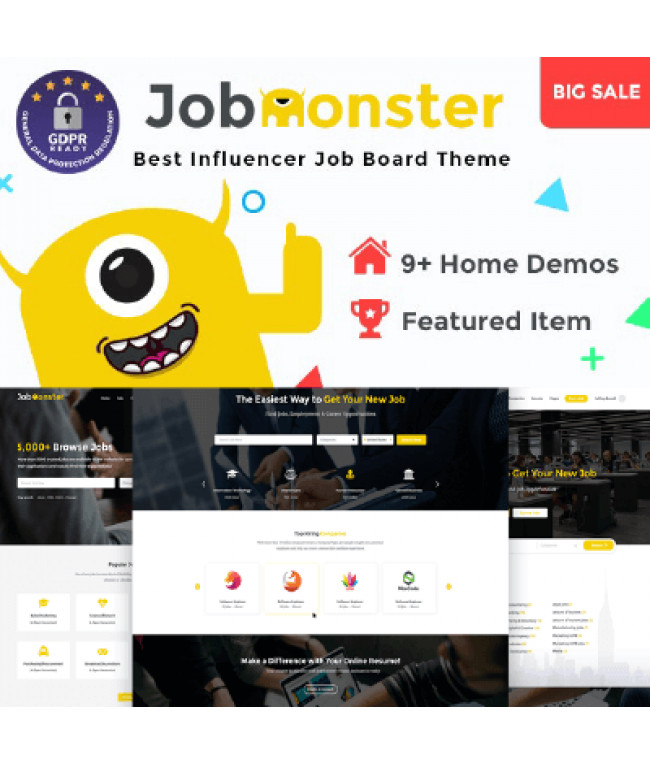 Jobmonster – Job Board WordPress Theme