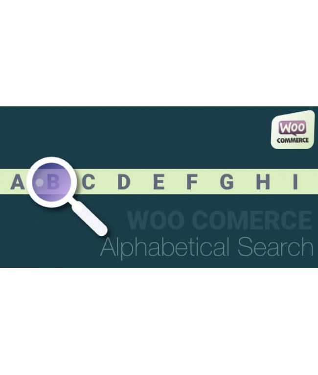 Woocommerce Alphabetical Search