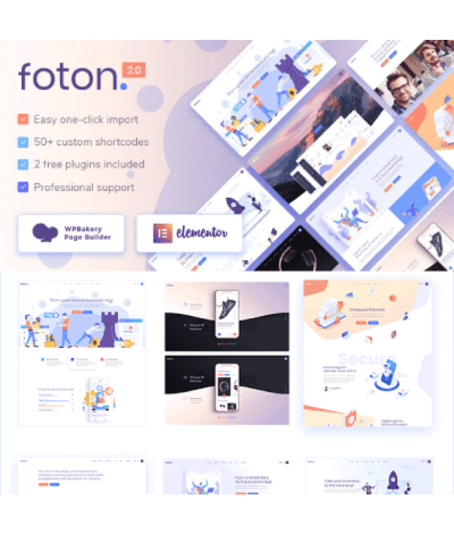 Foton – Software and App Landing Page Theme