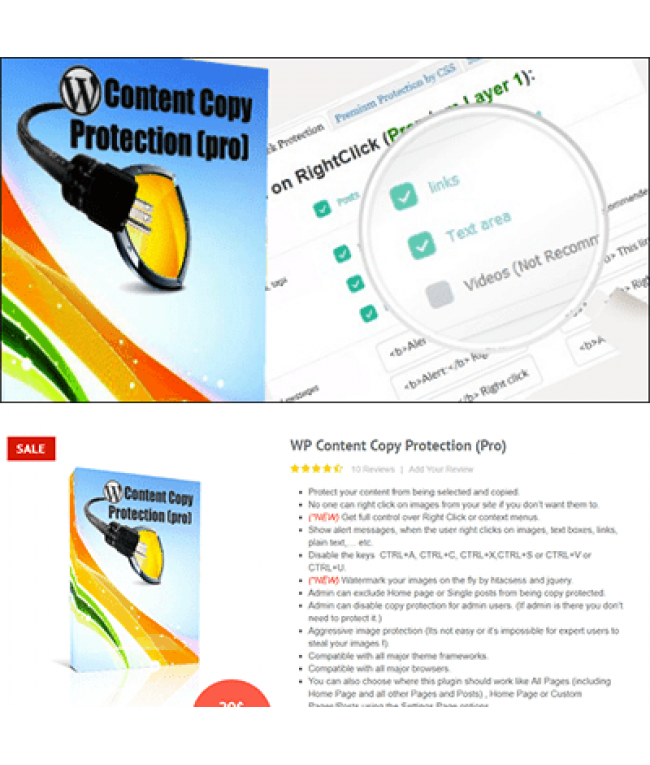 WP Content Copy Protection (Pro)