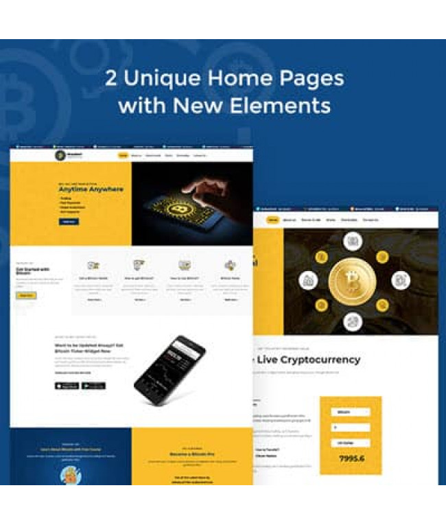 Tradent – Cryptocurrency, Bitcoin WordPress Theme