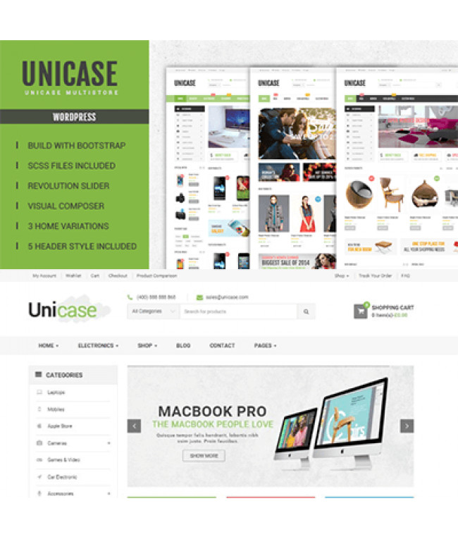 Unicase – Electronics Store WooCommerce Theme