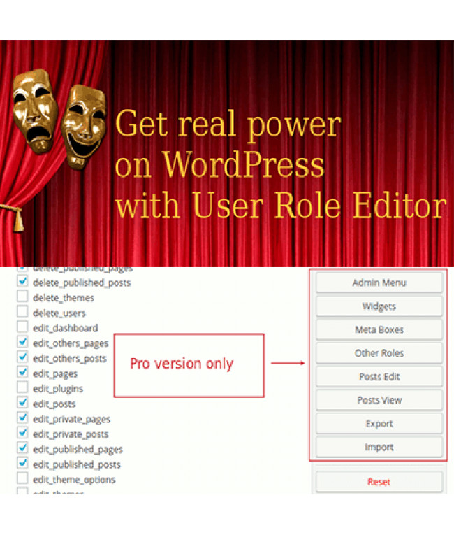 User Role Editor Pro
