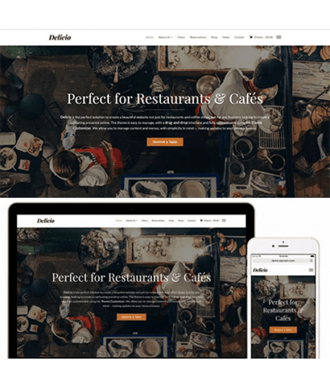 WPZoom Delicio WordPress Theme