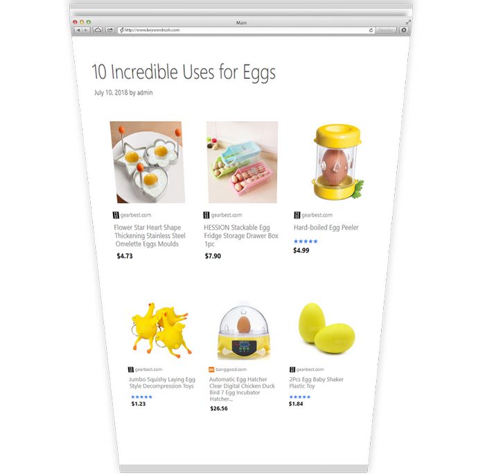 Affiliate Egg Pro - Plugin Làm Affiliate Marketing Cực Đỉnh cho WordPress